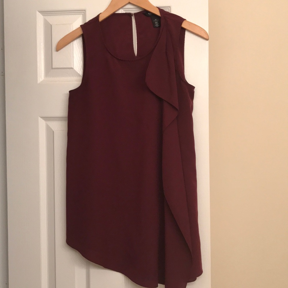 Asymmetrical White House black market top